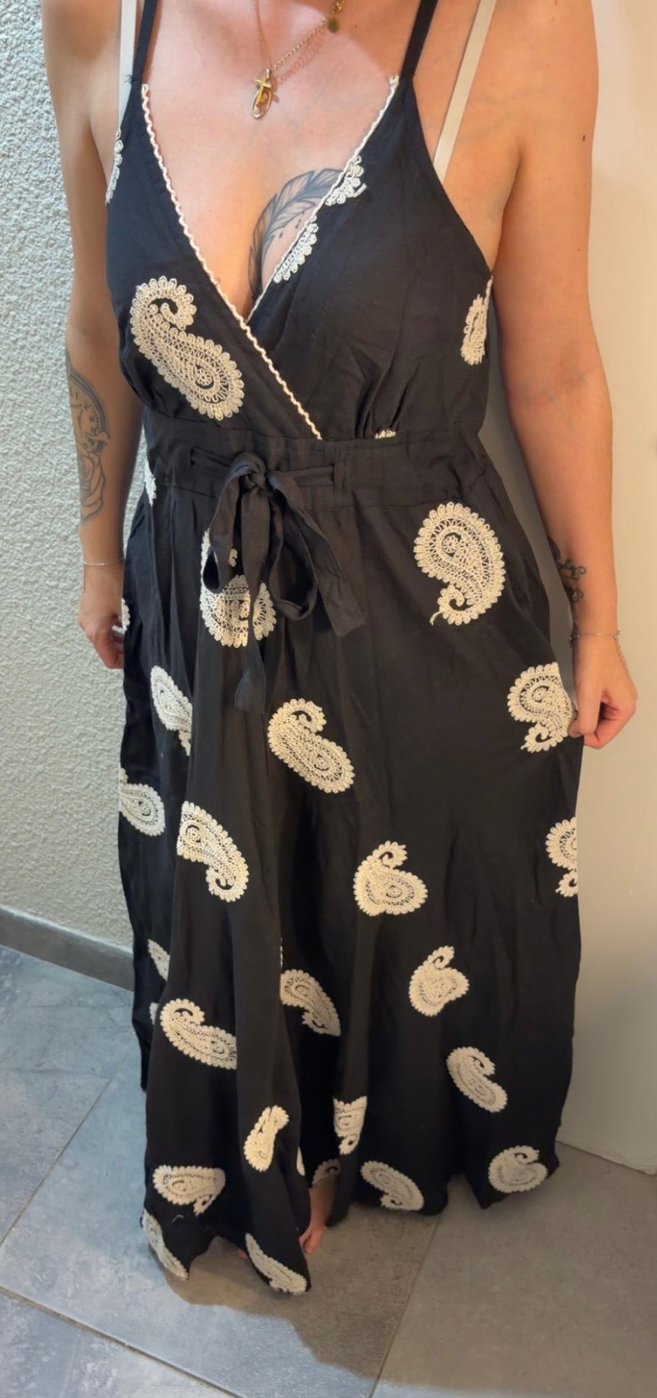 Robe noire taille unique