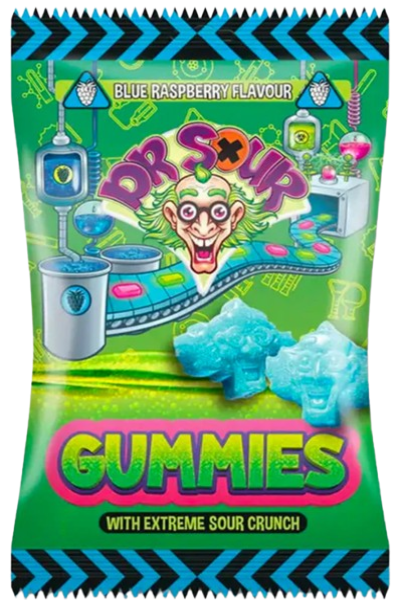 Dr Sour Gummies Blue Raspberry