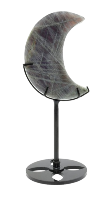 LUNE LABRADORITE SUR SOCLE