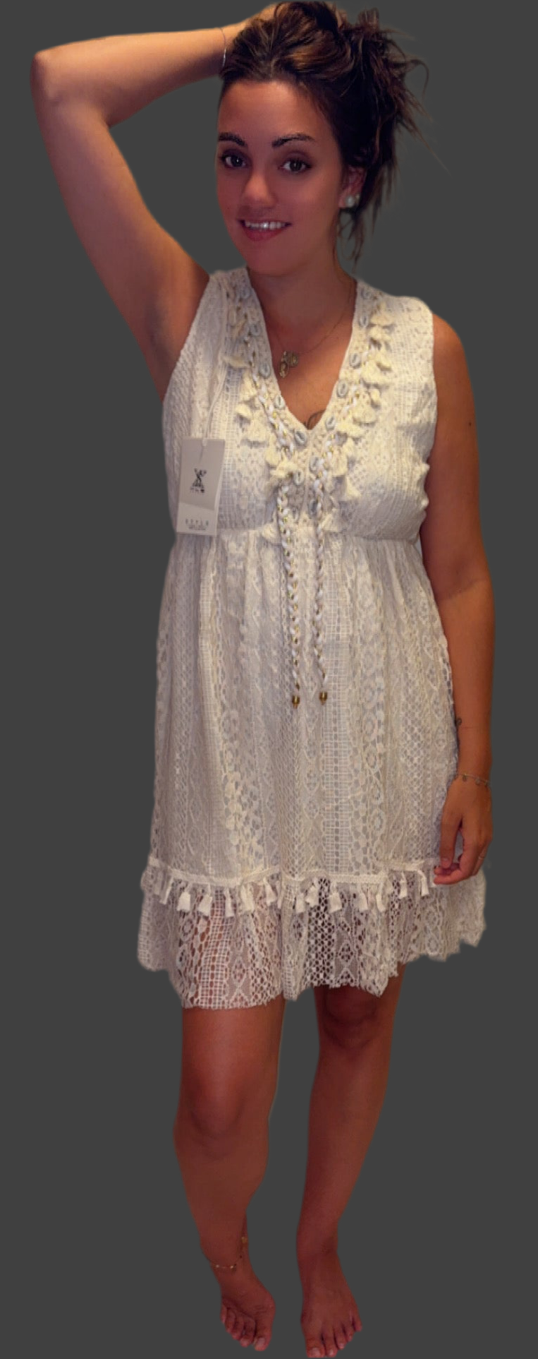 Robe écru