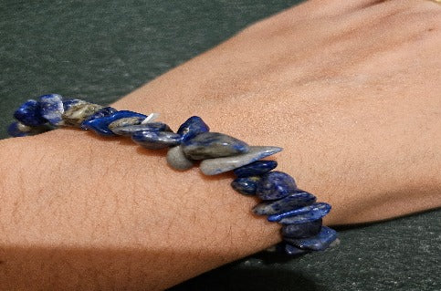 Lapis Lazuli Bracelet Pierre Chips