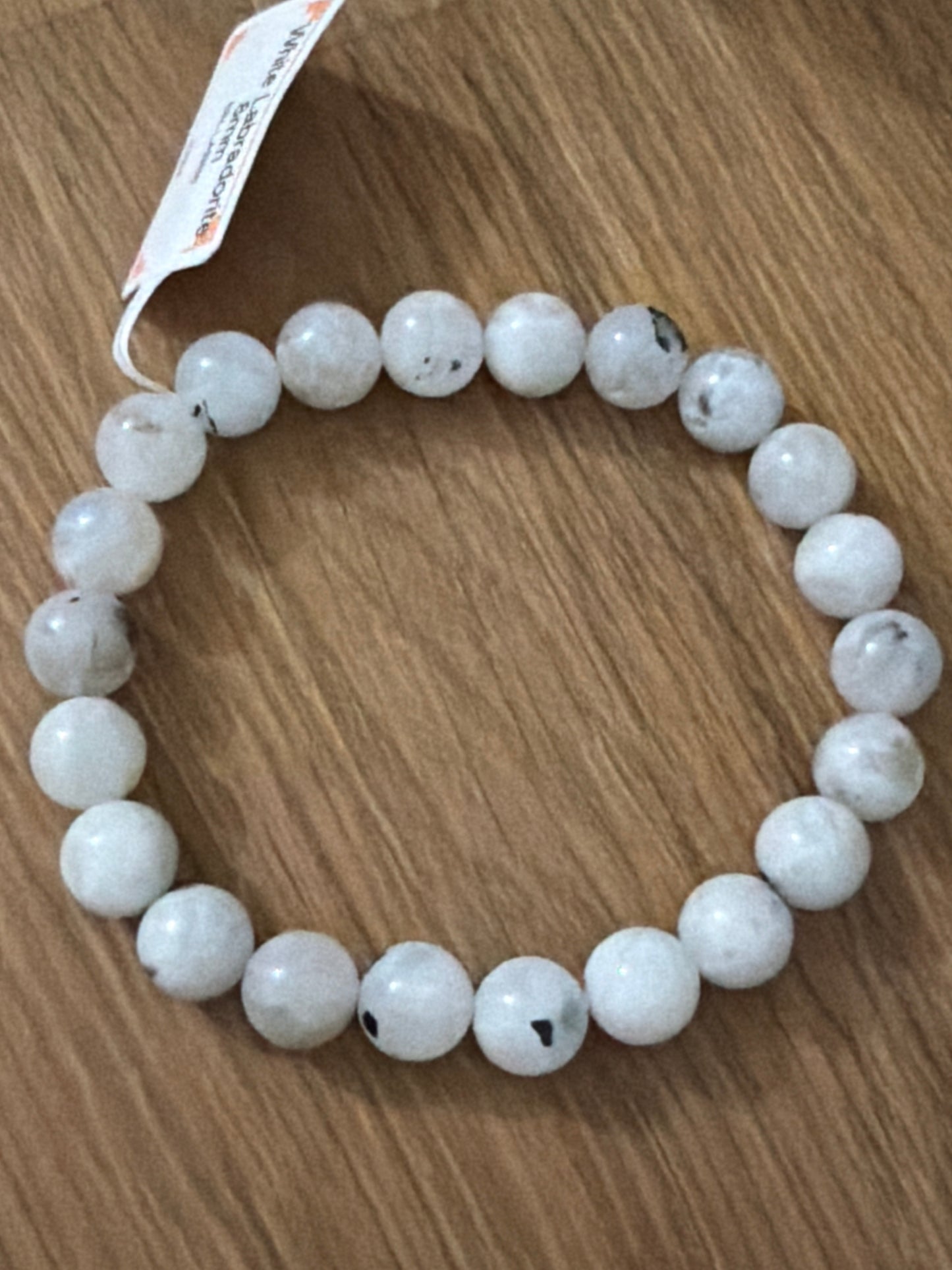 Bracelet labradorite blanche