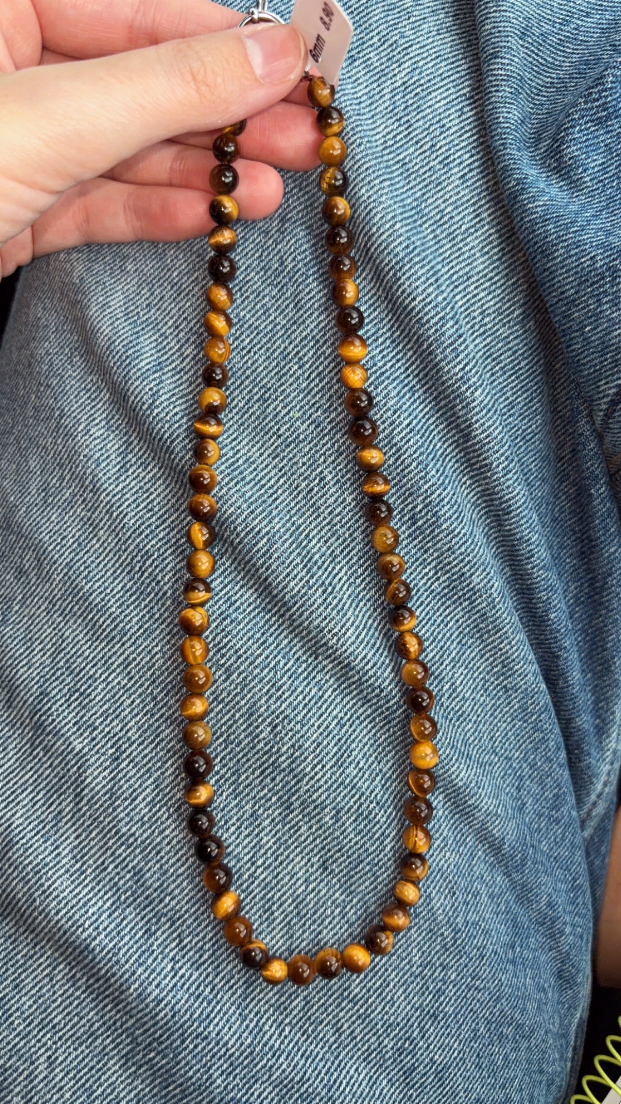 Collier œil du tigre