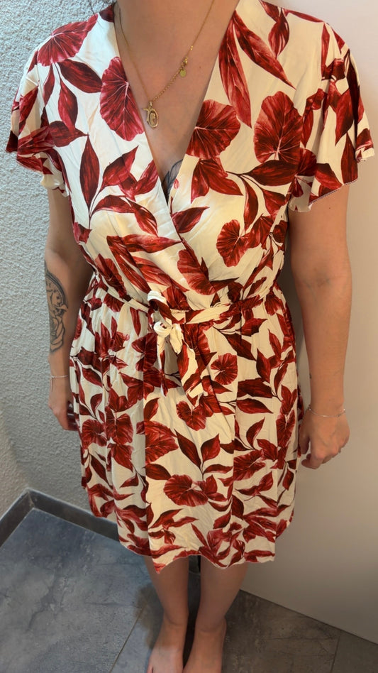 Robe rouge taille unique