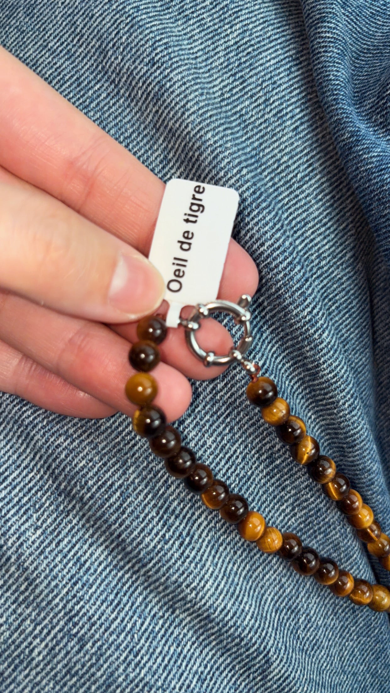 Collier œil du tigre