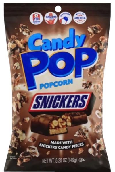 Candy Pop Popcorn Snickers