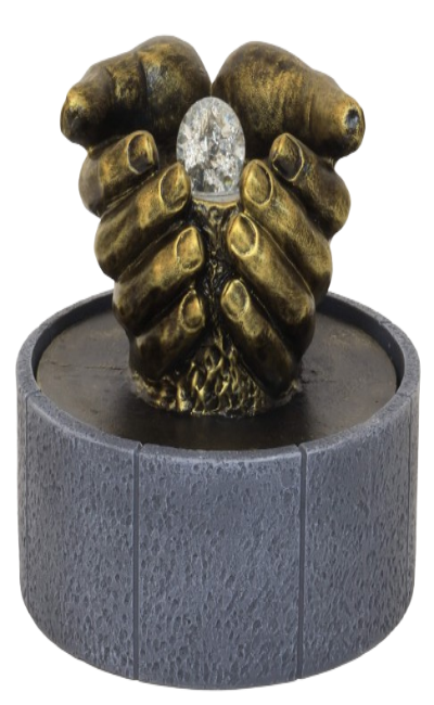 Fontaine Résine Offrande Lumineuse 29cm