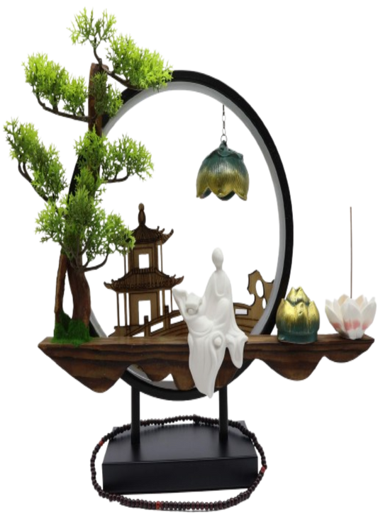 Porte-Encens Backflow Bonsaï Sacré LED 39cm