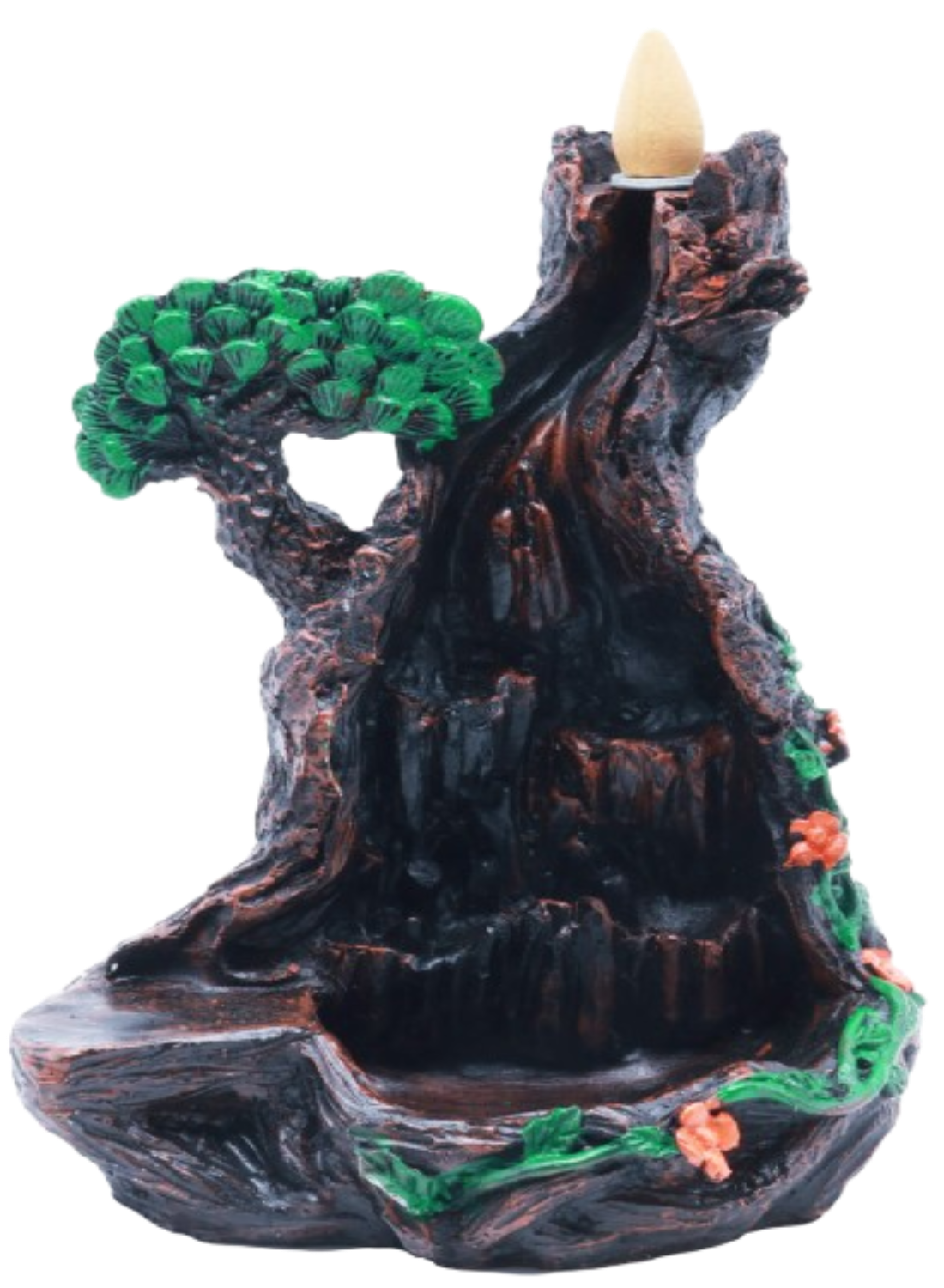 Porte-Encens Backflow Cascade Montagneuse 19cm