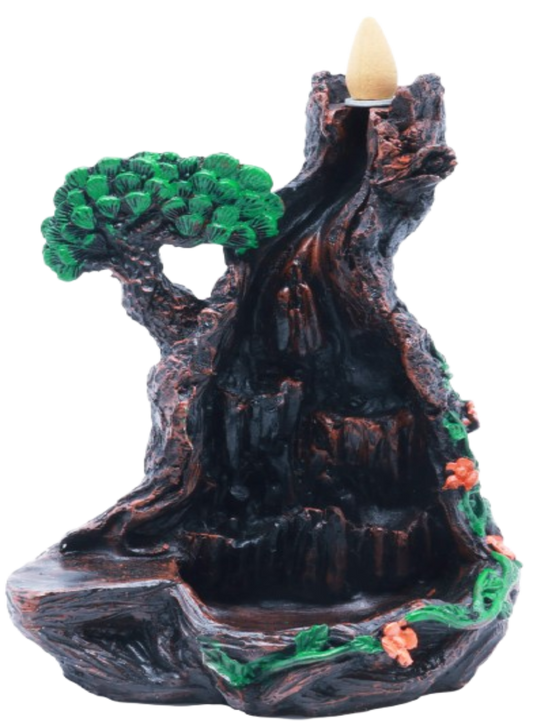 Porte-Encens Backflow Cascade Montagneuse 19cm