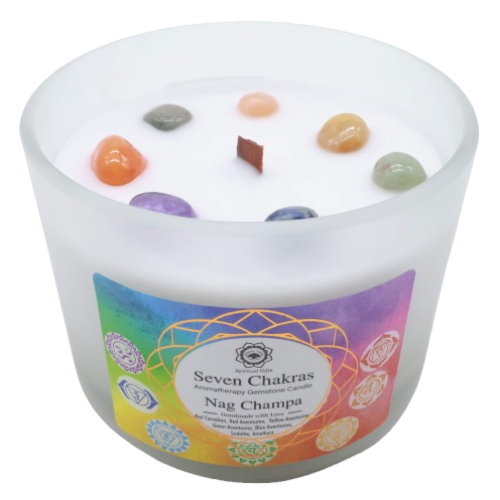 Bougie Green Tree '7 Chakras' Nag Champa 256g