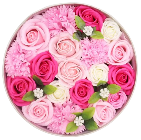 Boîte SAVON à fleur DOUCEUR