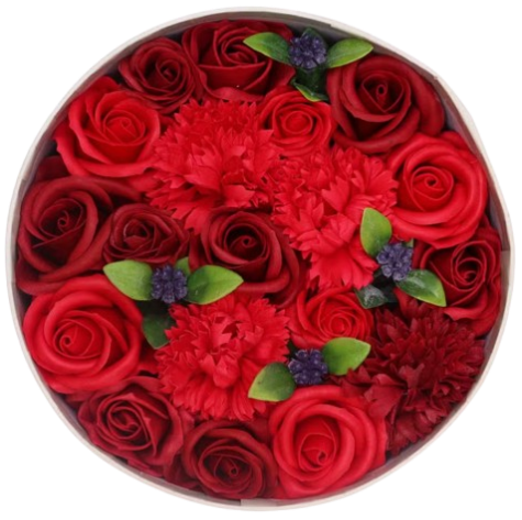Boîte SAVON à fleur AMOUR