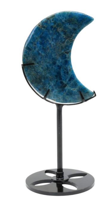 LUNE APATITE SUR SOCLE