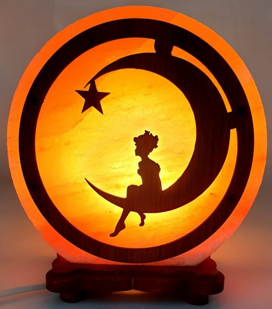 Lampe de Sel Petit Prince sur Lune 5KG