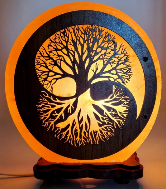 Lampe de Sel Arbre de Vie Yin-Yang 5KG