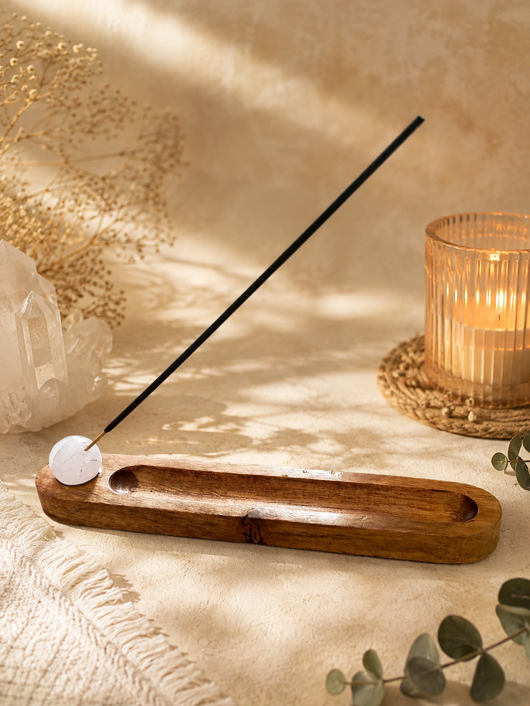 Porte encens avec encens offert