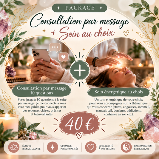 Consultation message + soin