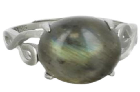 Bague labradorite en argent