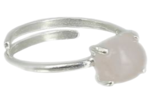 Bague quartz en argent