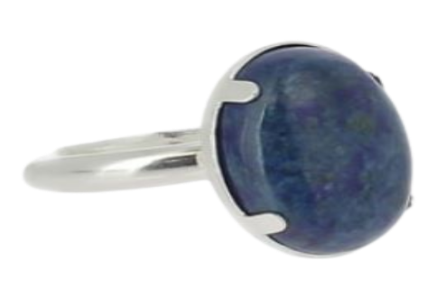 Bague lapis en argent