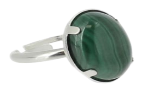 Bague Malachite en argent