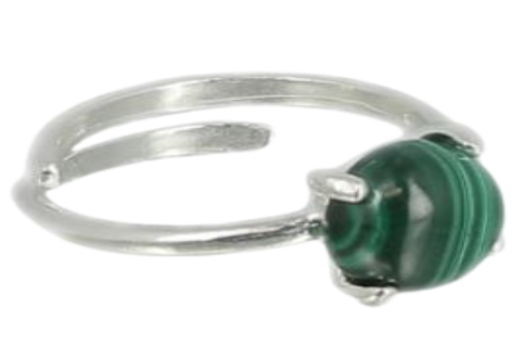 Bague Malachite en argent