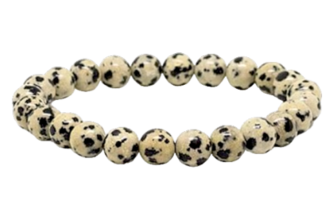 Bracelet Jaspe Dalmatien