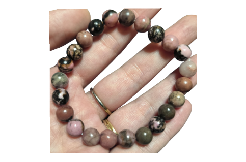 Bracelet Rhodonite Zébrée